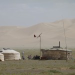 Mongolia, wind turbine by Elke Zander