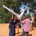 Wind energy in the Tanzanian village of Songambele
