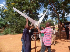 Wind energy in the Tanzanian village of Songambele