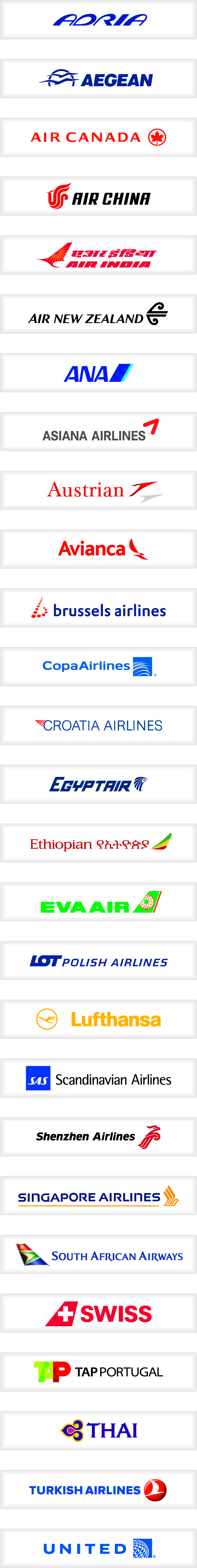 Star Alliance Members