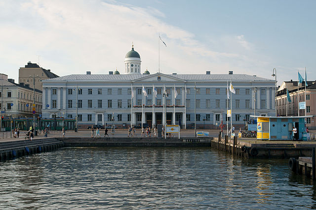 "Helsingin kaupungintalo satamasta" by kallerna - Own work. Licensed under CC BY-SA 3.0 via Wikimedia Commons - http://commons.wikimedia.org/wiki/File:Helsingin_kaupungintalo_satamasta.jpg#/media/File:Helsingin_kaupungintalo_satamasta.jpg "Helsingin kaupungintalo satamasta" by kallerna - Own work. Licensed under CC BY-SA 3.0 via Wikimedia Commons - http://commons.wikimedia.org/wiki/File:Helsingin_kaupungintalo_satamasta.jpg#/media/File:Helsingin_kaupungintalo_satamasta.jpg