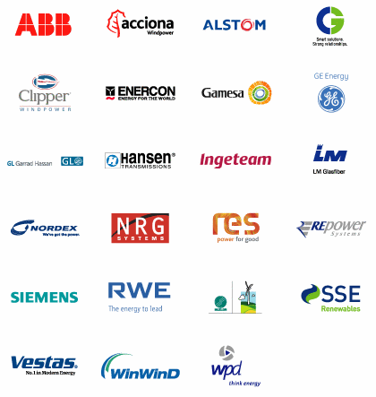 Regular exhibitors at EWEA events